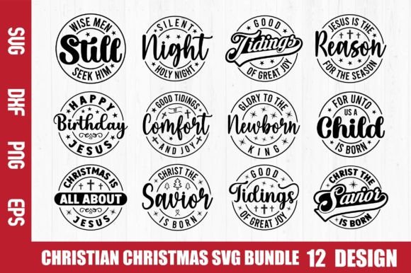 Christian Shristmas Svg Bundle
