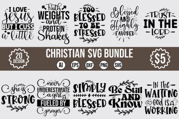 Christian SVG Design Bundle Vol-13