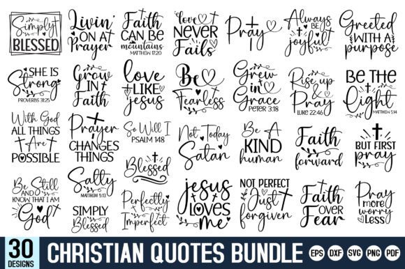 Faith Graphics for Crafts: Christian Quotes Bundle SVG Review
