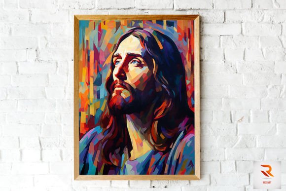 Fauvism Chromatics Jesus Wall Art – A Designer's Take