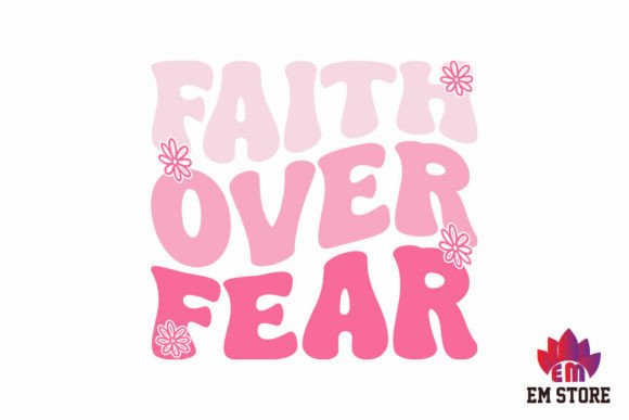 Retro Christian SVG Design, Faith over F Graphics